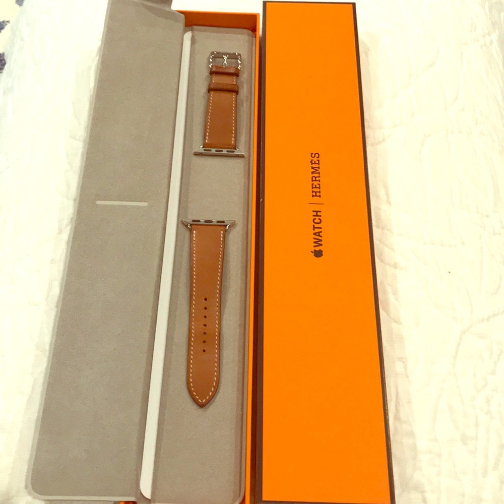 Hermès Apple Watch single strap leather band